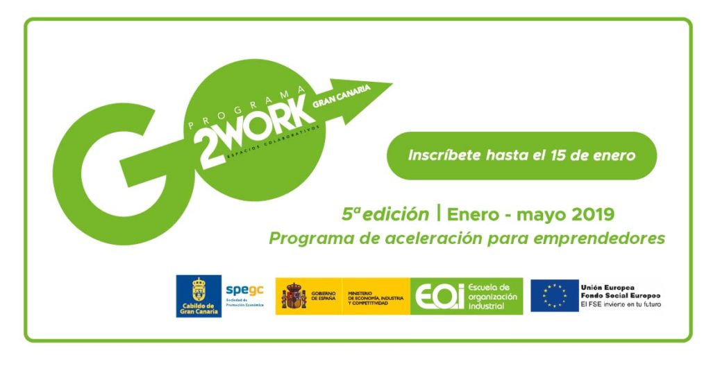 Lanzamos la 5ª edición del Programa Go2Work para proyectos TIC | SPEGC