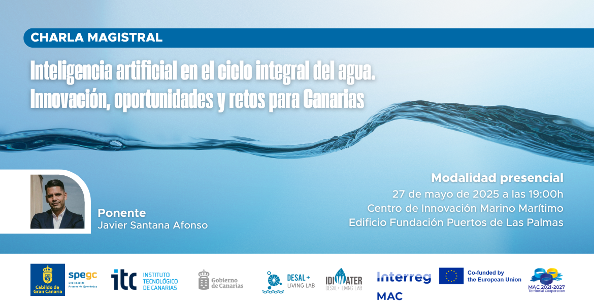 Charla Magistral: Inteligencia Artificial en el Ciclo del Agua